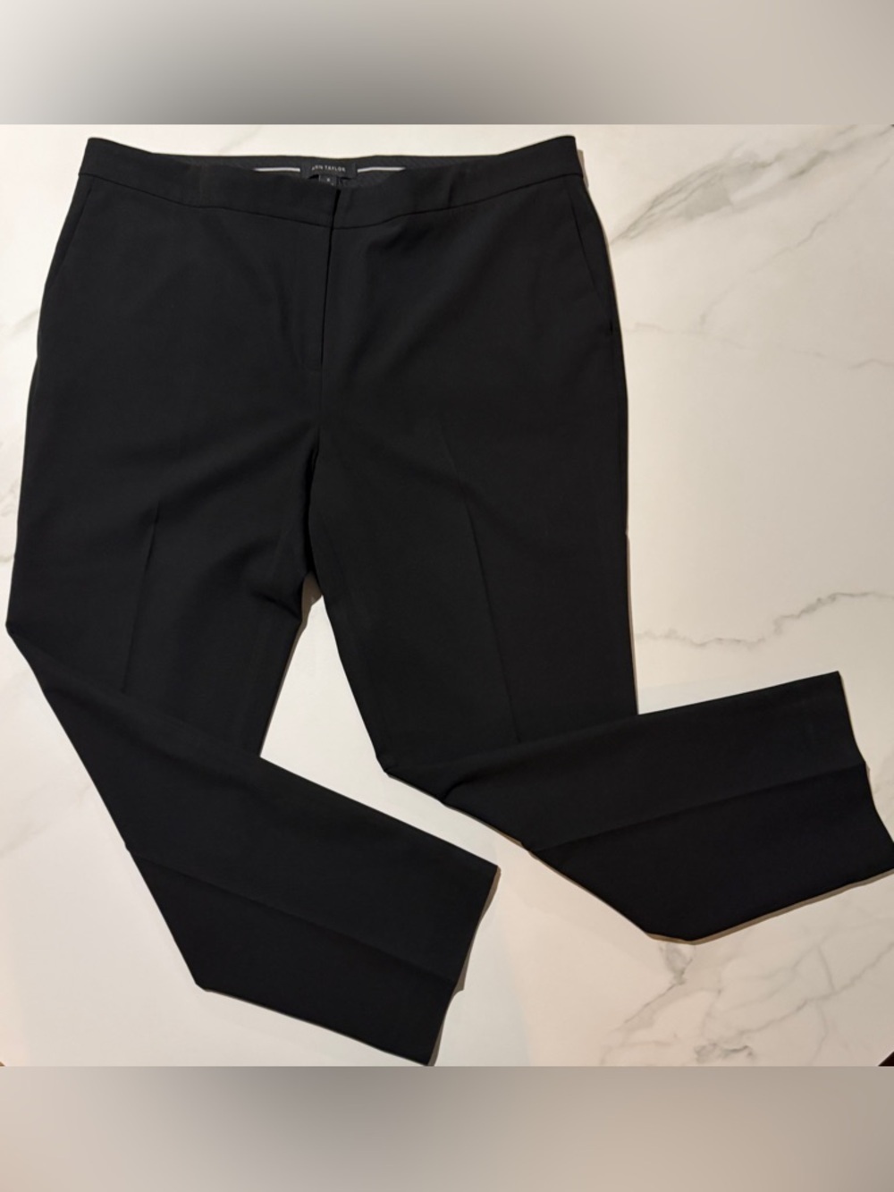 Ann Taylor Black Tailored Dress Pants